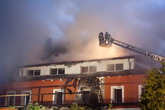 Brandeinsatz GH Wacht Iselsberg