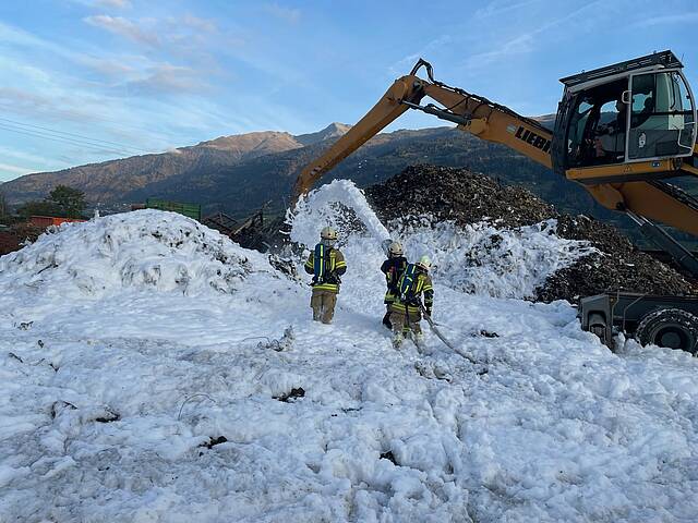 Brand Abfallwirtschaftszentrum