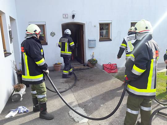 Sammelruf - Brand Mehrfamilienhaus