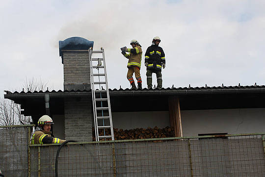 Kleineinsatz Kaminbrand