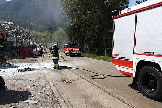 Brandeinsatz Gewerbe