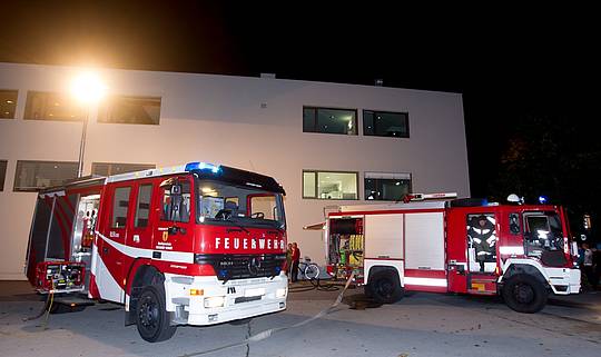Brandeinsatz Gemeindezentrum