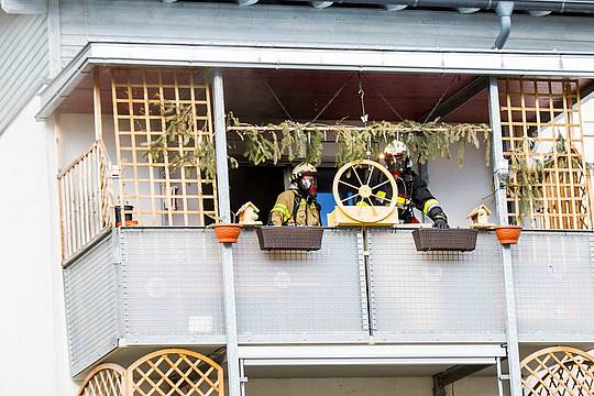 Brand in Wohngebäude