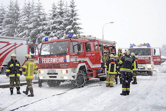 Brand im Gewerbegebiet