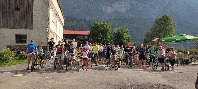 Fahrradausflug und Grillfeier