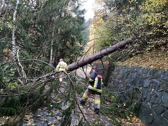 Unwettereinsätze 29. und 30.10.2018